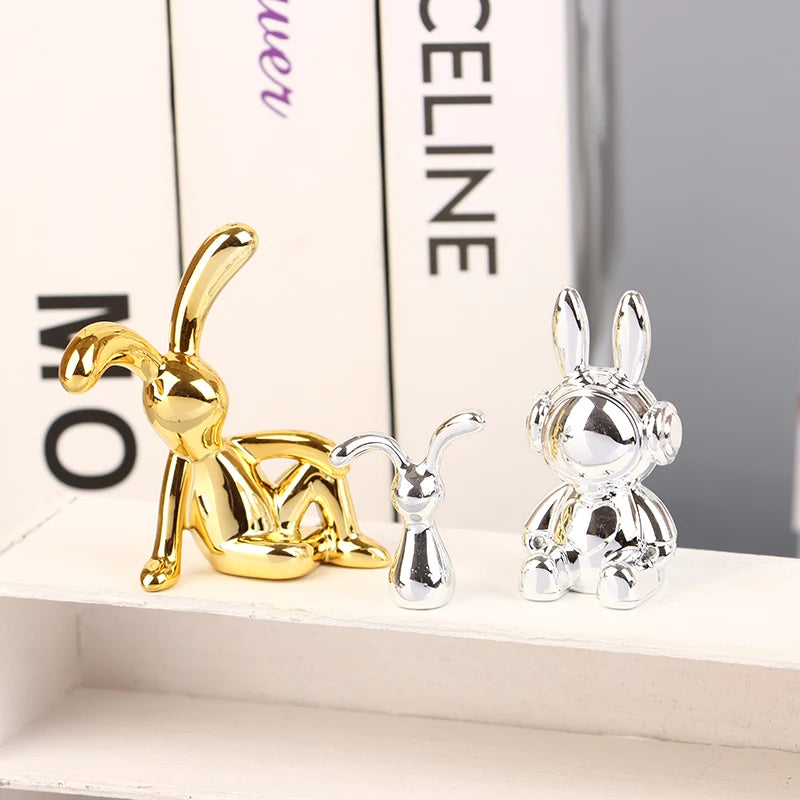 2024 New Kawaii Rabbit Ornament Ins Car Accessories Decorative Supplies Creative Desktop Ornament Room Decor Cute Children Gifts