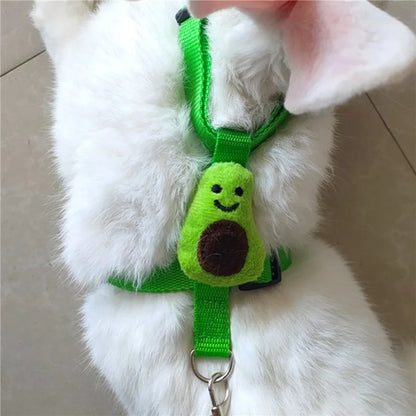 Rabbit Harness And Leash Set Adjustable For Small Animals Ferrets Piggies Hedgehogs Outdoor Walking Cute Decorations