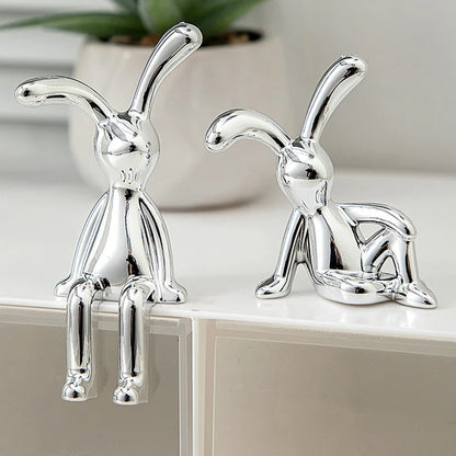 2024 New Kawaii Rabbit Ornament Ins Car Accessories Decorative Supplies Creative Desktop Ornament Room Decor Cute Children Gifts