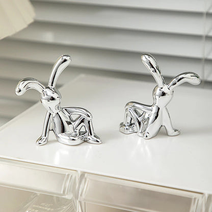 2024 New Kawaii Rabbit Ornament Ins Car Accessories Decorative Supplies Creative Desktop Ornament Room Decor Cute Children Gifts