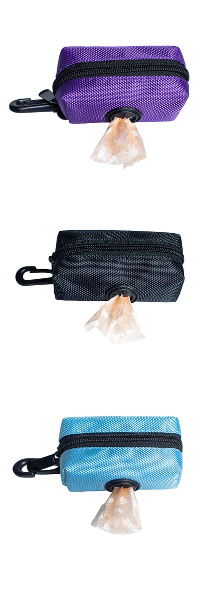 Pet Dog Poop Bag Holder Leash Attachment  Adjustable Mini Travel Garbage Bag Dogs Waste Poop Bags Dispenser Pet Cleaning Tools
