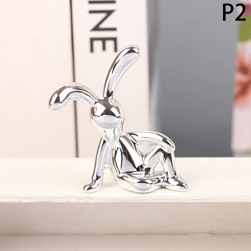 2024 New Kawaii Rabbit Ornament Ins Car Accessories Decorative Supplies Creative Desktop Ornament Room Decor Cute Children Gifts
