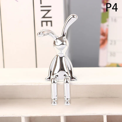 2024 New Kawaii Rabbit Ornament Ins Car Accessories Decorative Supplies Creative Desktop Ornament Room Decor Cute Children Gifts
