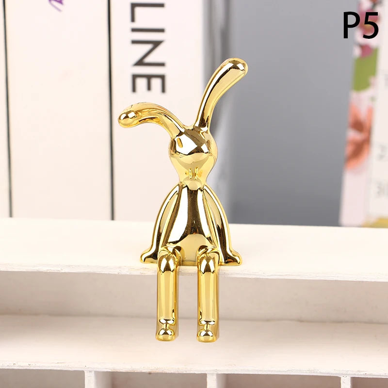 2024 New Kawaii Rabbit Ornament Ins Car Accessories Decorative Supplies Creative Desktop Ornament Room Decor Cute Children Gifts