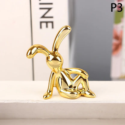 2024 New Kawaii Rabbit Ornament Ins Car Accessories Decorative Supplies Creative Desktop Ornament Room Decor Cute Children Gifts