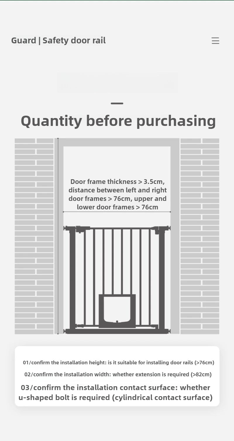 Dog Fence Portable 2-way Door Pet Fence Indoor Isolation Fence Multi Functional Household Small Medium-sized Pet Barrier Product