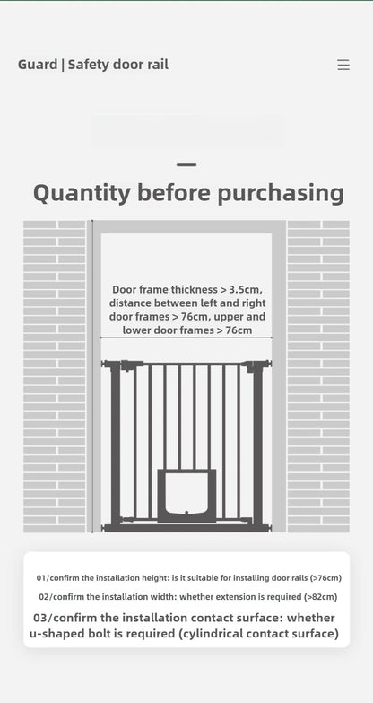 Dog Fence Portable 2-way Door Pet Fence Indoor Isolation Fence Multi Functional Household Small Medium-sized Pet Barrier Product