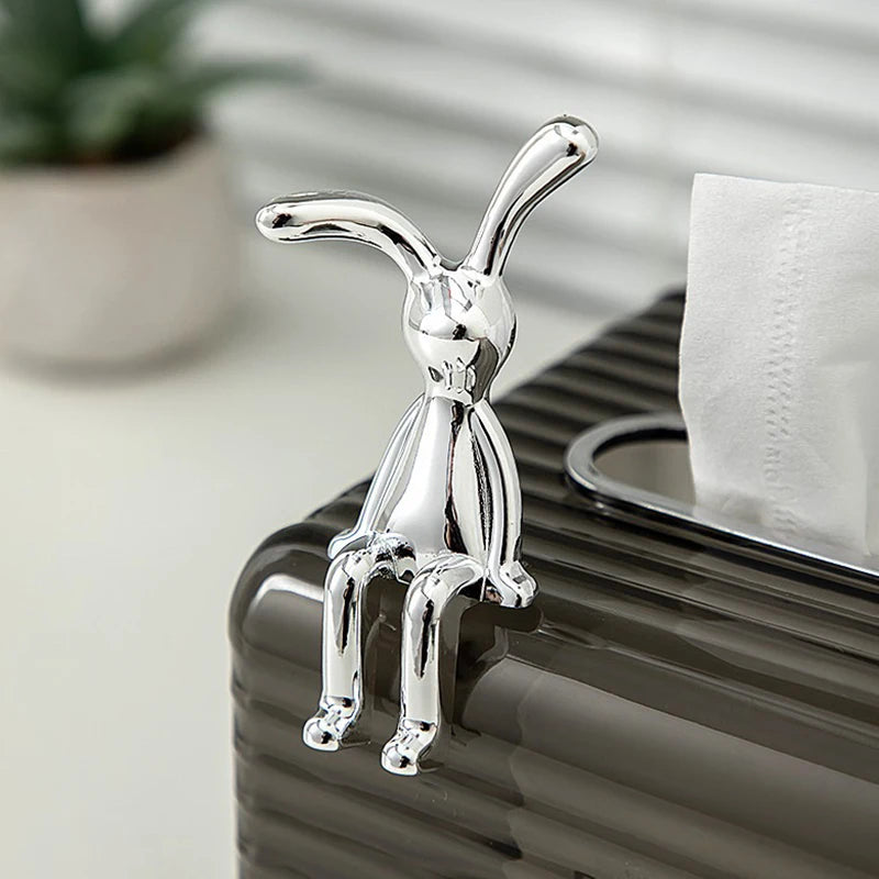 2024 New Kawaii Rabbit Ornament Ins Car Accessories Decorative Supplies Creative Desktop Ornament Room Decor Cute Children Gifts