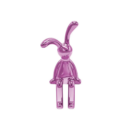 Long-Eared Rabbit Double Statue Cartoon Decoration Accessories Living Room Bedroom Car Decoration Desktop Decorative Ornamet